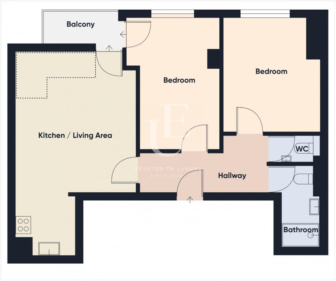 Miami A Lovely City Center 2 Bedrooms Apartment With Private Parking 索菲亞 外观 照片