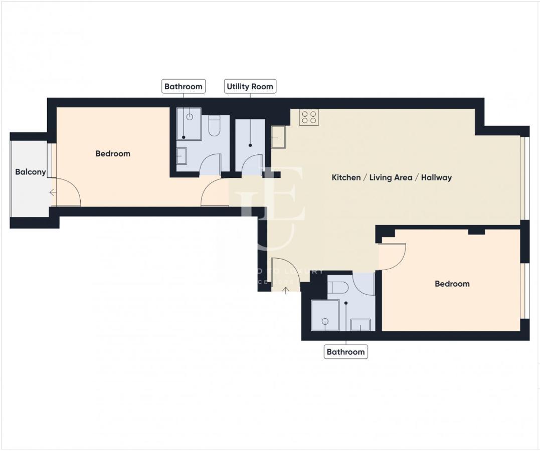 Miami A Lovely City Center 2 Bedrooms Apartment With Private Parking 索菲亞 外观 照片